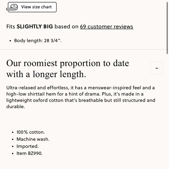 J.Crew Petite Étienne oversized shirt in lightweight oxford - Picture 3 of 7